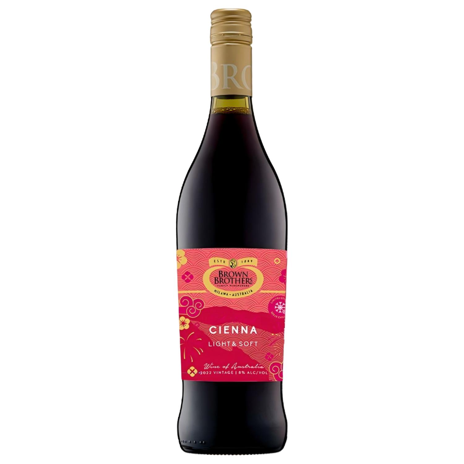 BROWN BROTHERS 布琅兄弟 澳洲森娜甜红葡萄酒 女生甜型葡萄酒750ml