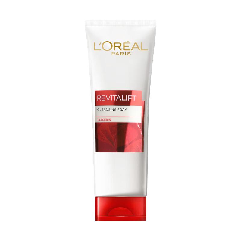 巴黎欧莱雅 L'OREAL PARIS欧莱雅（L'OREAL） 复颜洗面奶女士抗皱氨基酸洁面乳 复颜抗皱洁面乳 100ml