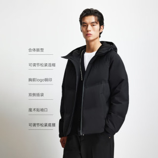 杰克琼斯 日常时尚 鸭绒防泼水羽绒服