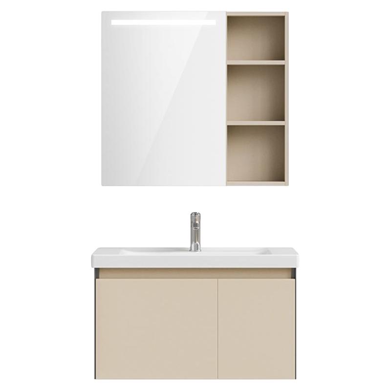 恒洁卫浴陶瓷一体盆浴室柜卫生间洗脸盆柜洗漱台