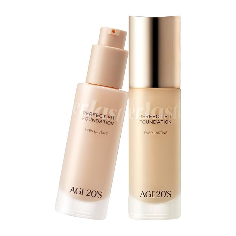 爱敬 AGE20's粉底液遮瑕保湿持久不脱妆干皮油皮粉底bb霜女