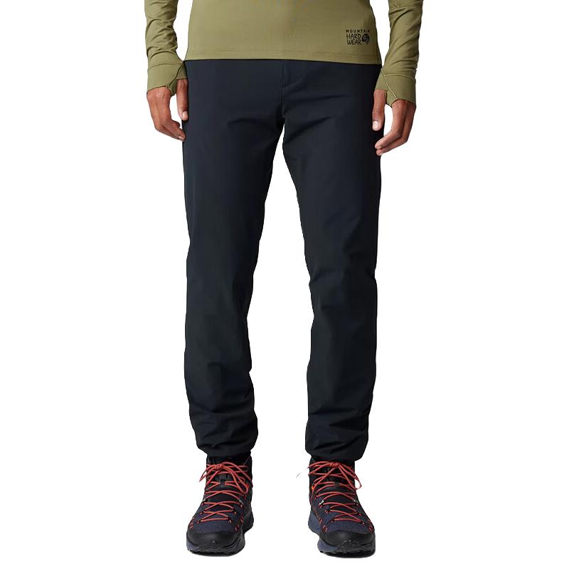 Mountain Hardwear山浩大螺母Yumalino Active男户外加绒软壳裤子 黑色2095931-010 常规长度 S 美码