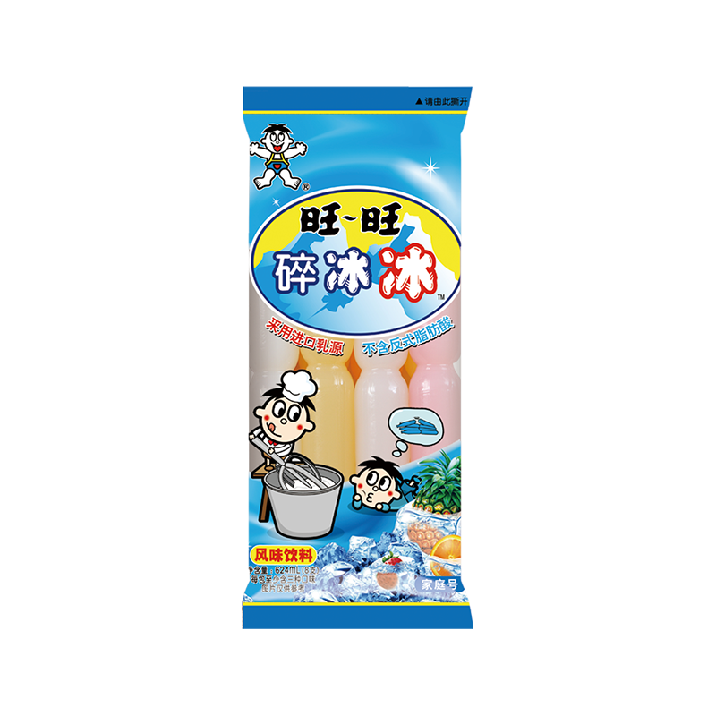 Want Want 旺旺 碎冰冰 冰棒 果味饮料 78ml*8支+80g