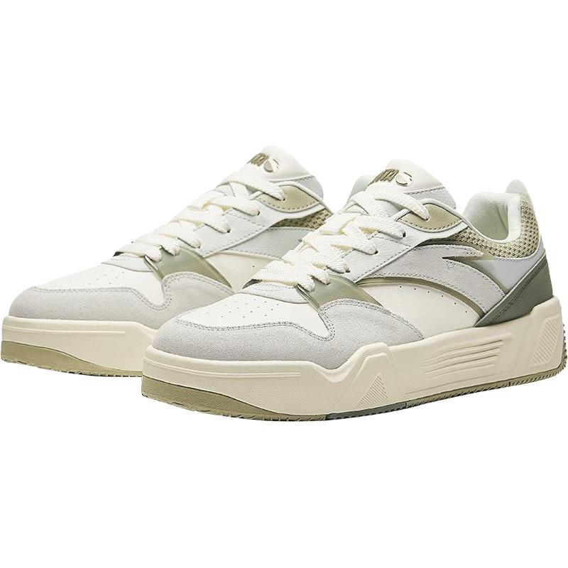 安踏C37板鞋丨经典撞色拼接潮流板鞋男秋季百搭滑板鞋运动鞋