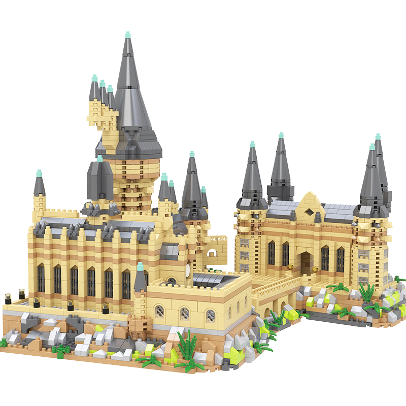 积慧 淼焱兼容乐高霍格沃兹城堡哈利波特建筑积木模型拼装3d立体男孩