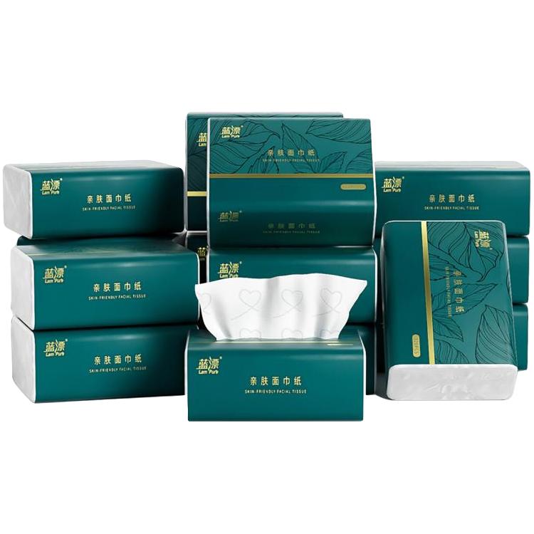 Lam Pure 蓝漂 4D压花抽纸 24包