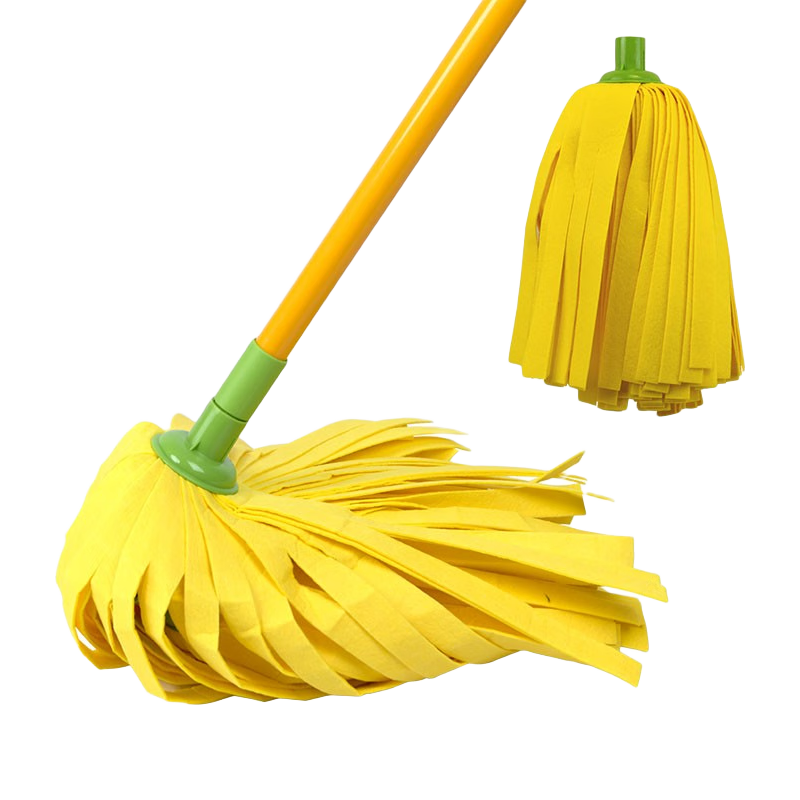 3M 思高一拖净棉线布条吸水无纺布拖把墩布家用一拖净老式传统拖把 吸水型拖把1杆+2头