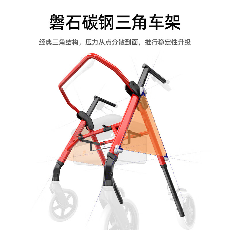 迈德斯特拐杖助行器老人助力行走器铝合金骨折康复辅助行走器助力器Z11