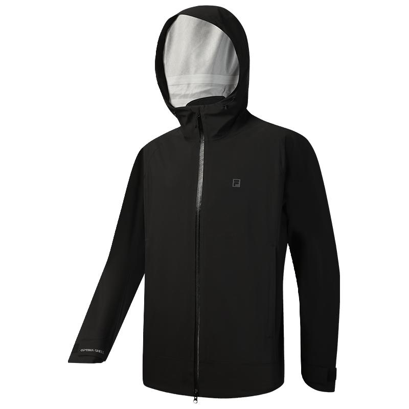 斐乐黄景瑜同款情侣呼吸壳冲锋衣2025冬新款户外三合一运动外套 -BK  180/100A/