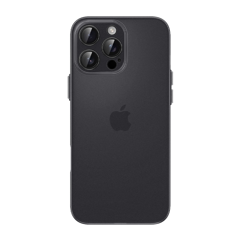 Best Coac适用苹果16Pro手机壳防摔全包边保护套iPhone16Pro软壳TPU防指纹简约男女款 超薄软壳磨砂黑