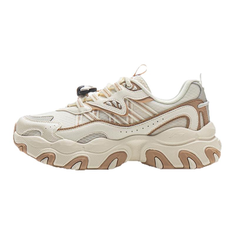 李宁 LI-NING猫爪LITE 3｜2025夏季耐磨休闲鞋女子厚底增高老爹鞋运动鞋