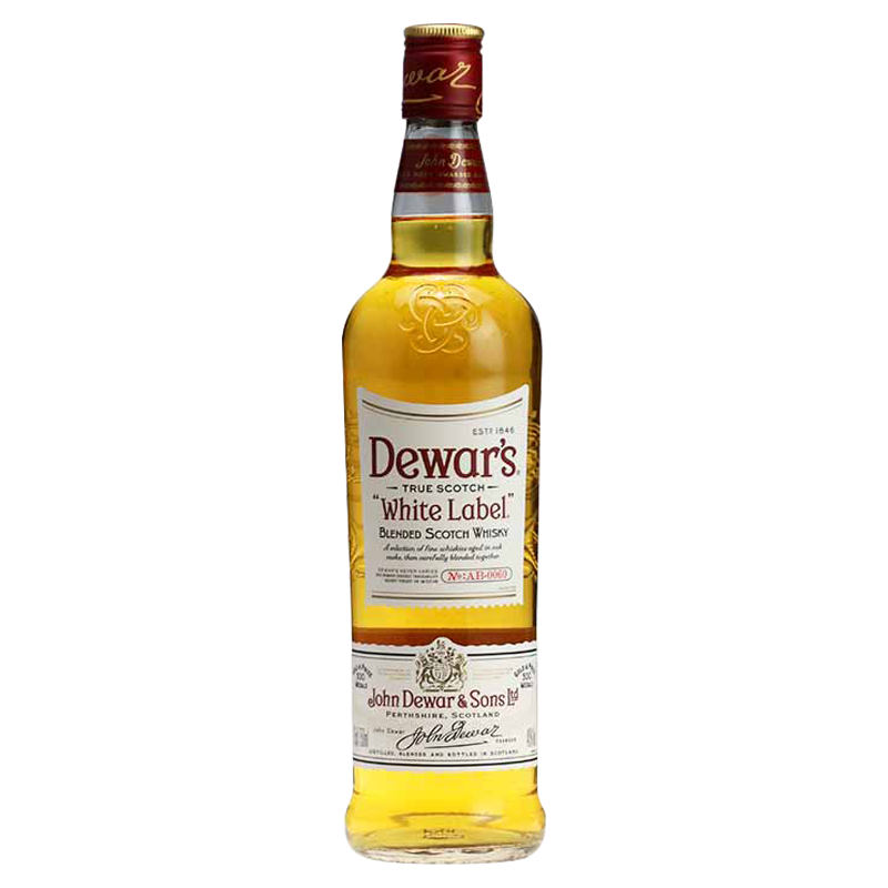 帝王洋酒 Dewar's whisky 调配型苏格兰威士忌  白牌调配威士忌700mL1瓶