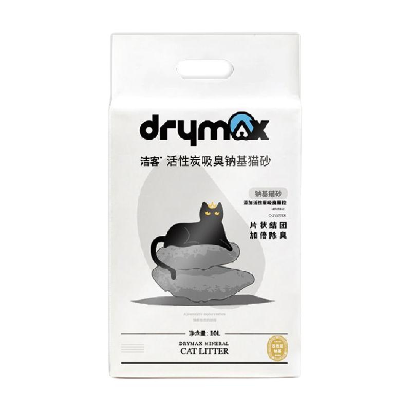 DRYMAX 洁客 活性炭吸臭钠基猫砂10L