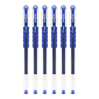 百乐 BL-WG-5 拔帽中性笔 蓝色 0.5mm 6支装