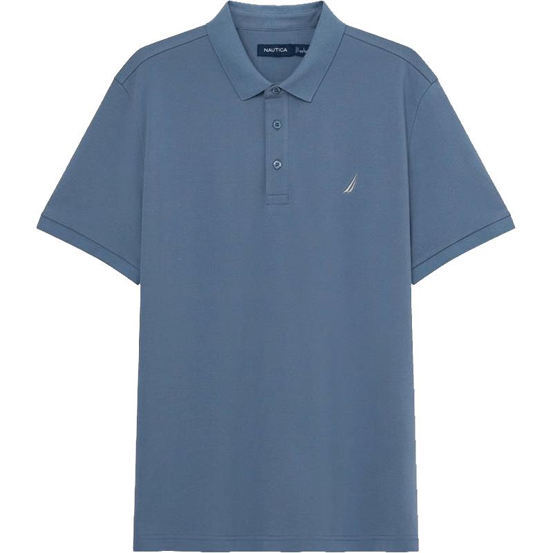 NAUTICA/诺帝卡男装夏季珠地透气亲肤多色短袖POLO衫