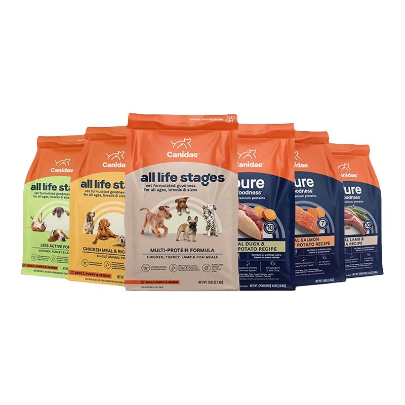 Canidae 卡比 狗粮原装进口四种肉去泪痕通用型全犬粮44磅20kg