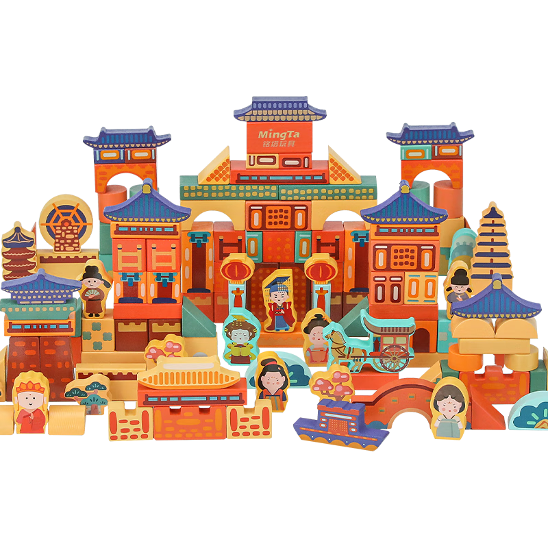 MingTa 铭塔 国潮系列 MT8299 大唐盛世积木