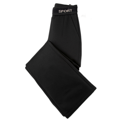 雪中飞 SNOWFLYING【鹅绒阔腿裤】女式羽绒裤经典百搭冬季遮肉显腿长保暖长裤女