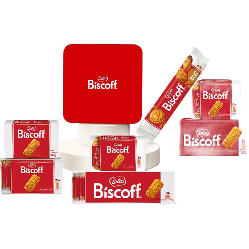 Lotus 和情 比利时焦糖饼干咖啡伴侣早餐休闲下午茶解馋小吃零食2袋