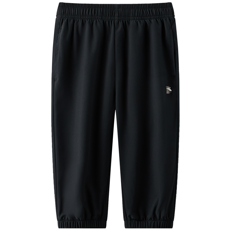 361°童装男童梭织速干七分裤2025夏季大童运动裤子高弹透气