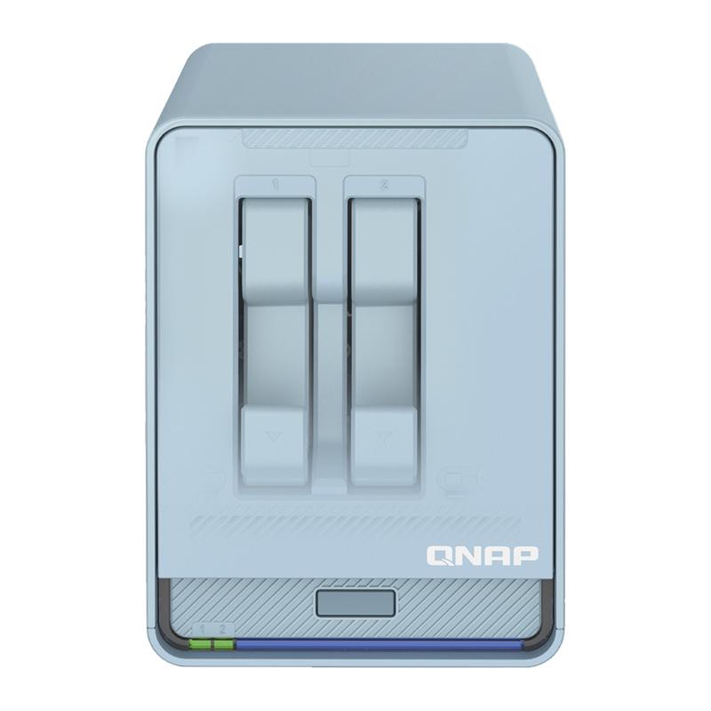 QNAP 威联通 QMiroPlus-201W 三频2200M 家用千兆Mesh无线路由器 Wi-Fi 5 单个装 蓝色
