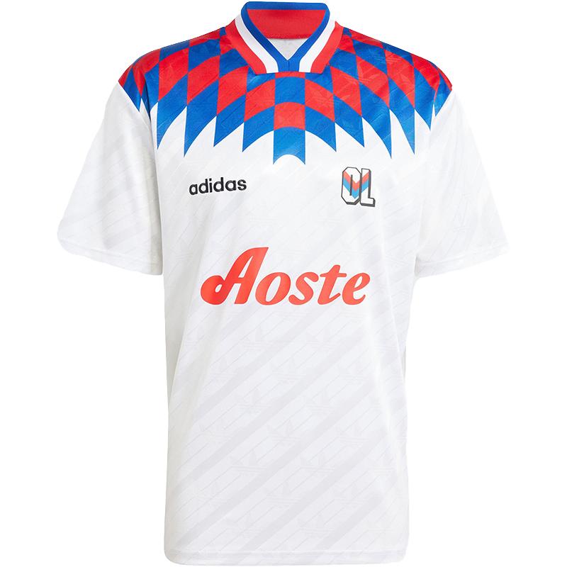 Adidas/阿迪达斯里昂复古男士休闲足球运动球衣IM8518 175/92A/S