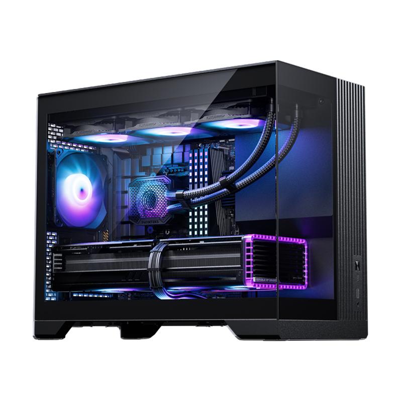 PHANTEKS追风者XT V3小清风MATX钢化玻璃台式电脑桌面小机箱