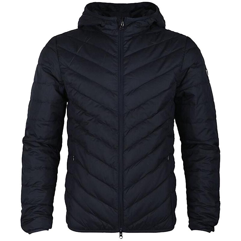 EMPORIO ARMANIArmani/阿玛尼EA7 男士保暖连帽羽绒服外套 8NPB09 PNE1Z