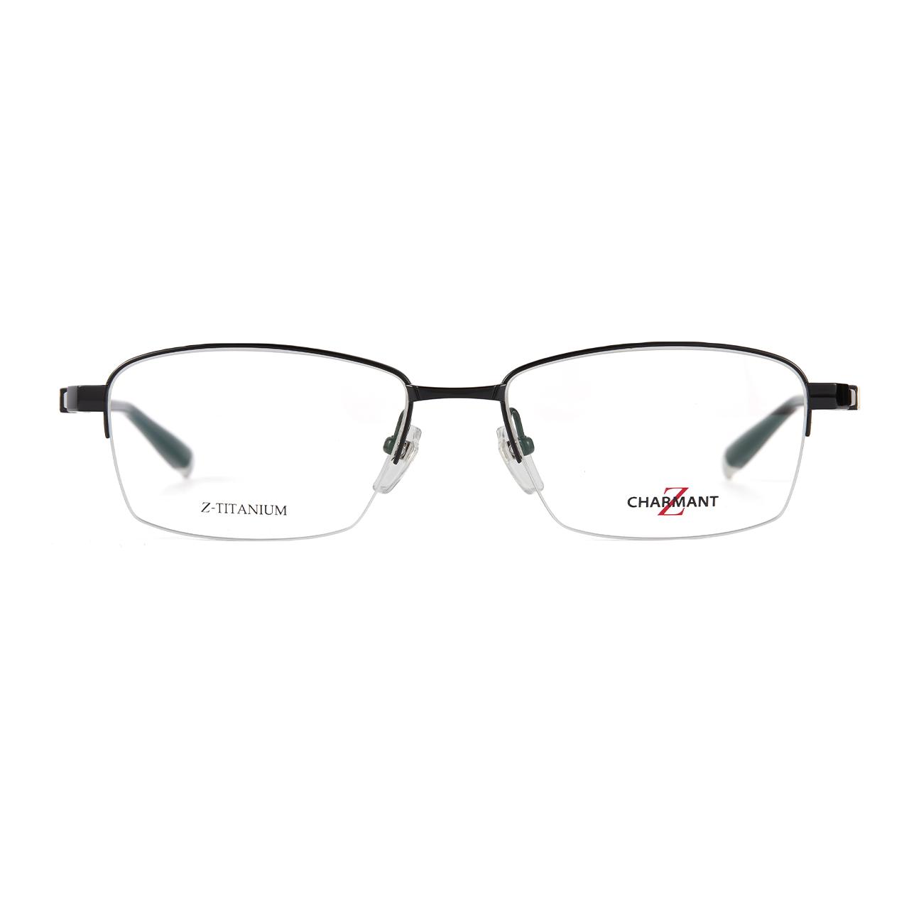 CHARMANT 夏蒙&ZEISS 蔡司 Z钛系列 ZT19847 钛合金眼镜框+非球面镜片 钻立方防蓝光膜