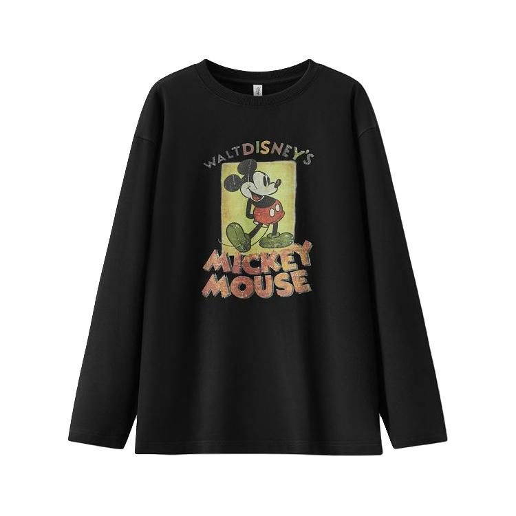 森马 2025春装迪士尼米奇家族合作系列针织长袖T恤女