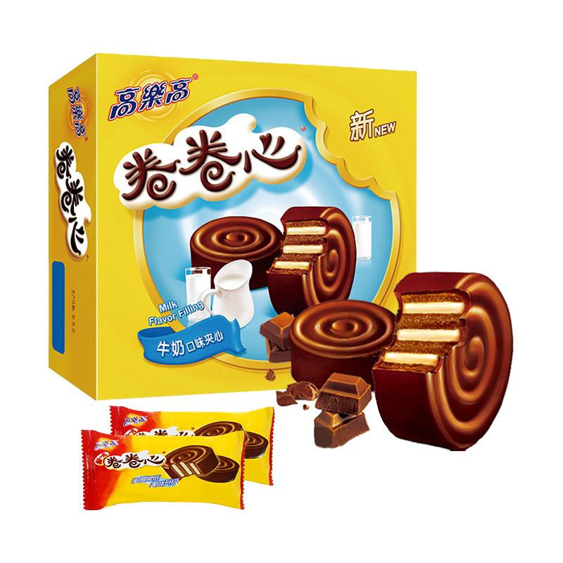 colacao 高樂高 高乐高西式糕点卷卷心牛奶味夹心120g瑞士卷代可可脂儿时的味道