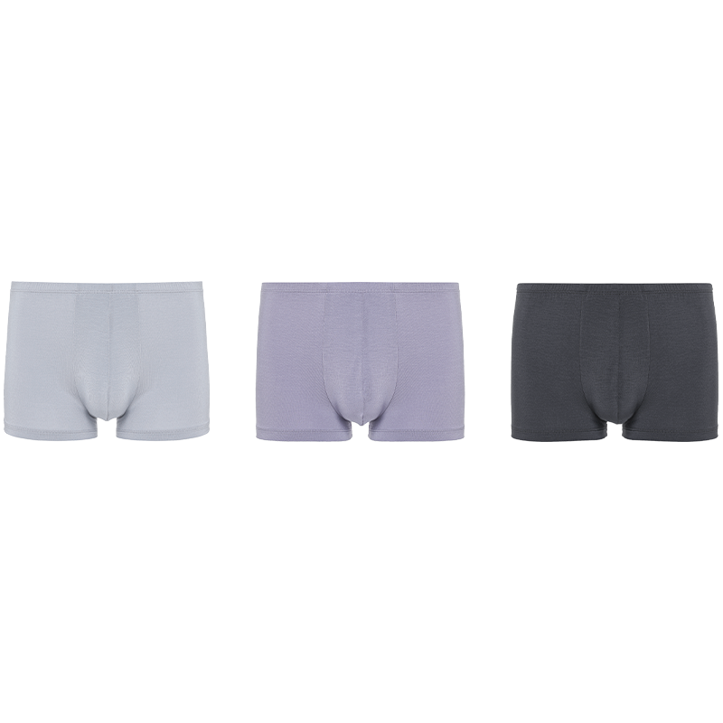 好礼【性价比3件包】智选莫代尔三件包包腰平角裤男士内裤