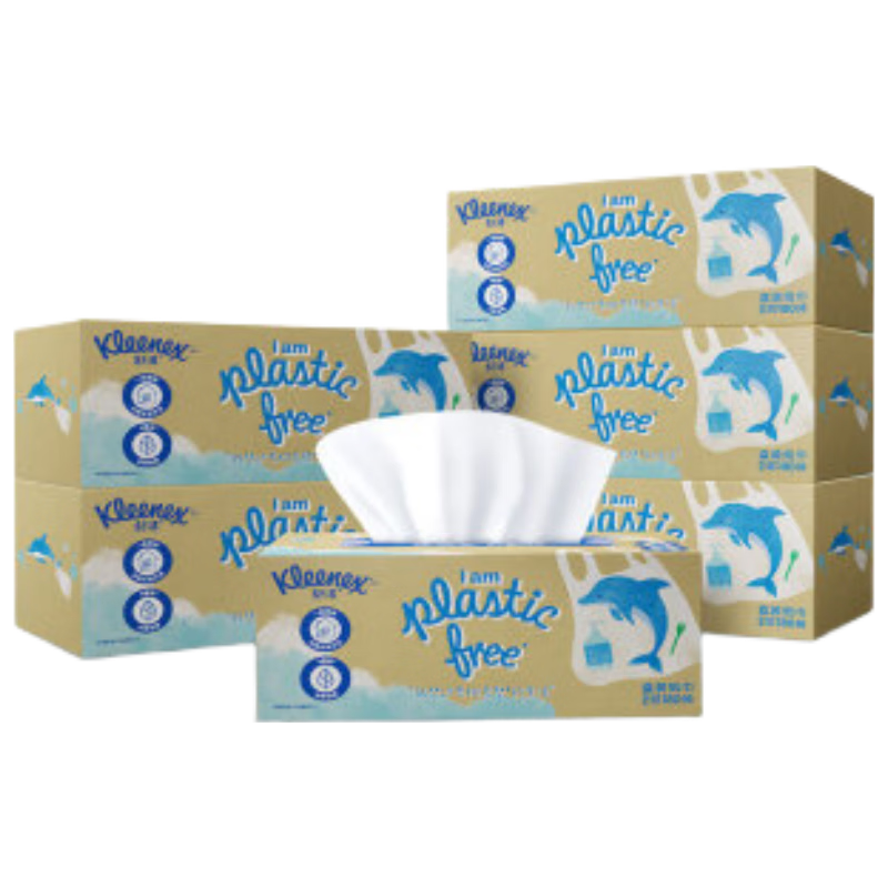 Kleenex 舒洁 环保系列 盒装抽纸 2层*180抽*6盒(190*175mm)