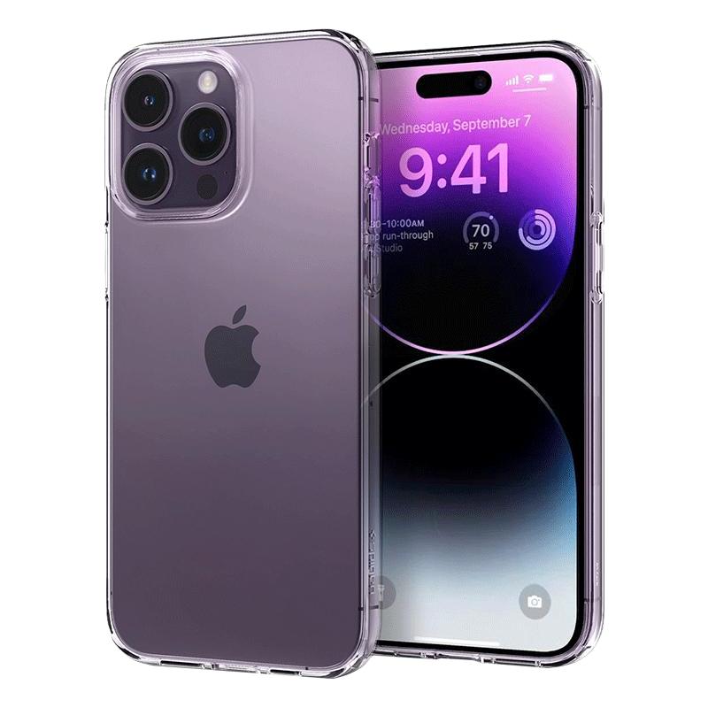 Spigen 适用于苹果iphone14手机壳全包防摔14pro max透明软硅胶保护套男女iphone15高档气囊外壳plus轻薄