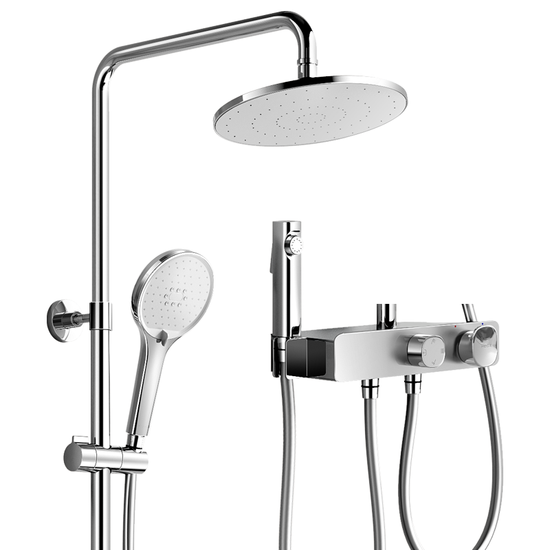 HEGII 恒洁 HMF930-333 自动除垢增压喷枪花洒套装