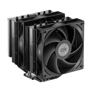  PCCOOLER/超频三 RT620P BK 6热管 CPU风冷散热器 6热管 双塔 双滚珠轴承风扇 铜底焊接