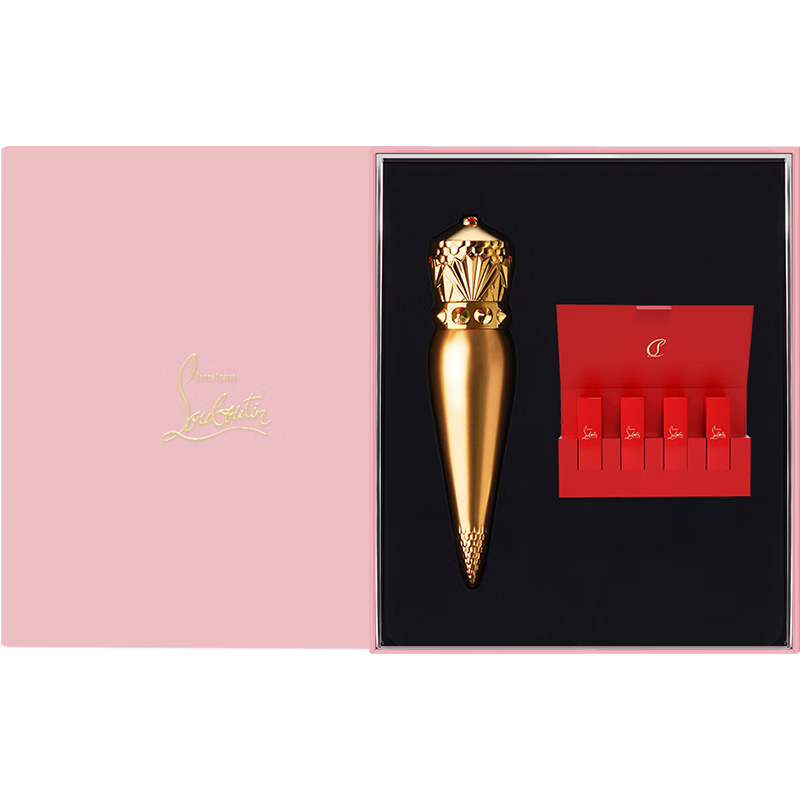 Christian Louboutin 路铂廷（Christian Louboutin）CL女王权杖唇膏385礼盒 萝卜丁口红新年  385波波奶茶
