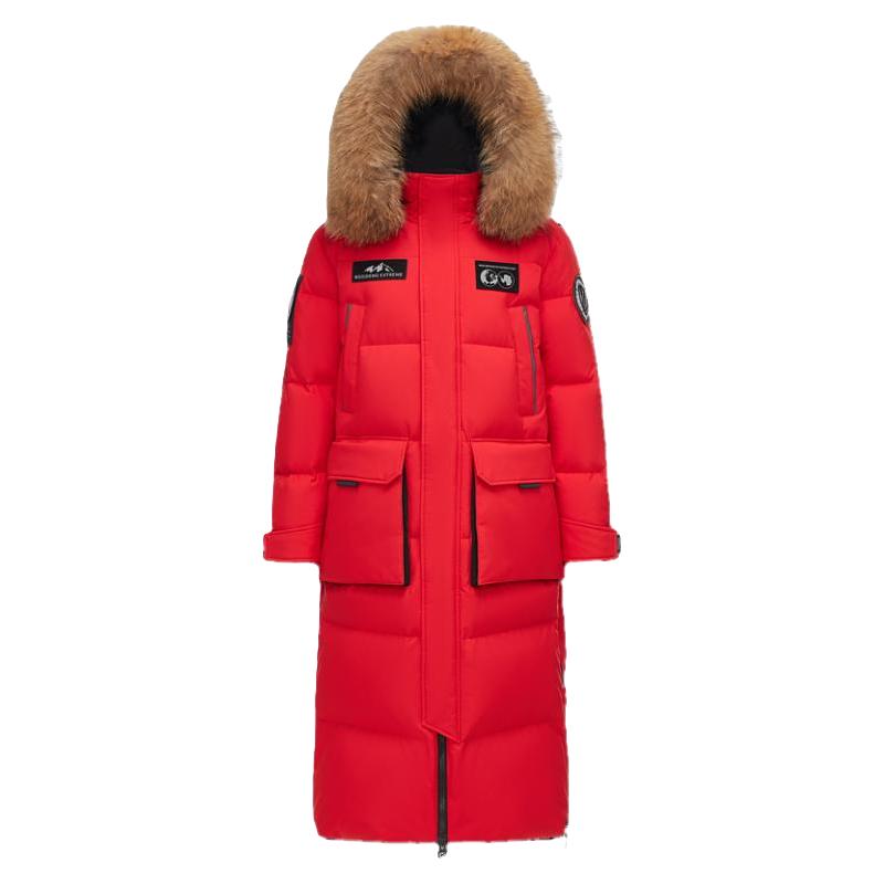 极地极寒波司登2024冬季户外毛领加厚保暖鹅绒羽绒服女男