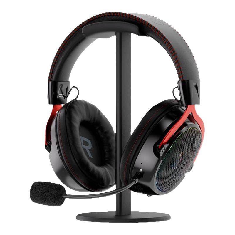 竹林鸟竹林鸟玄武ZG2头戴式耳机电竞游戏专用2.4G无线有线蓝牙type-c四模7.1音效一键听声辨位长续航降噪  官方标配（不含支架）