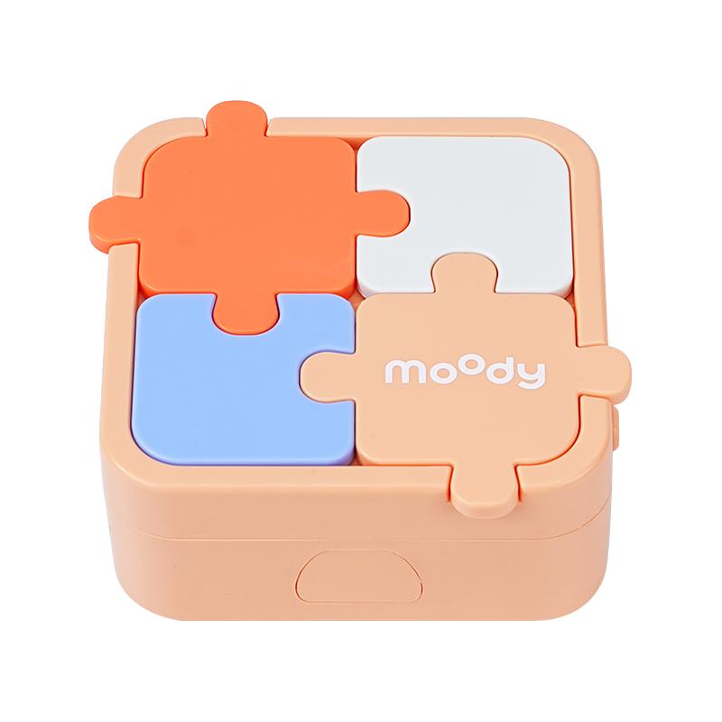 moody美瞳隐形眼镜清洗器一体式电动美瞳盒自动清洗机可拆卸拼图