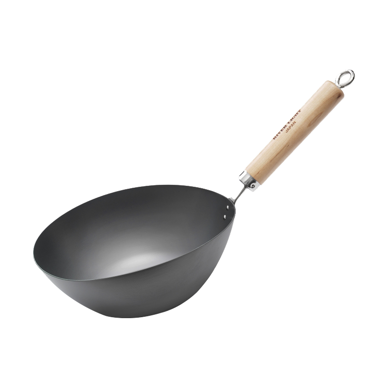 RIVER LIGHT 日本极 炒锅(23.5cm、不粘、无涂层、铁)