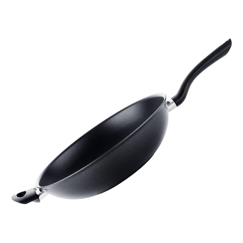 菲仕乐Fissler进口黑骑士不粘锅炒锅大口径炒菜锅轻巧不重燃气灶