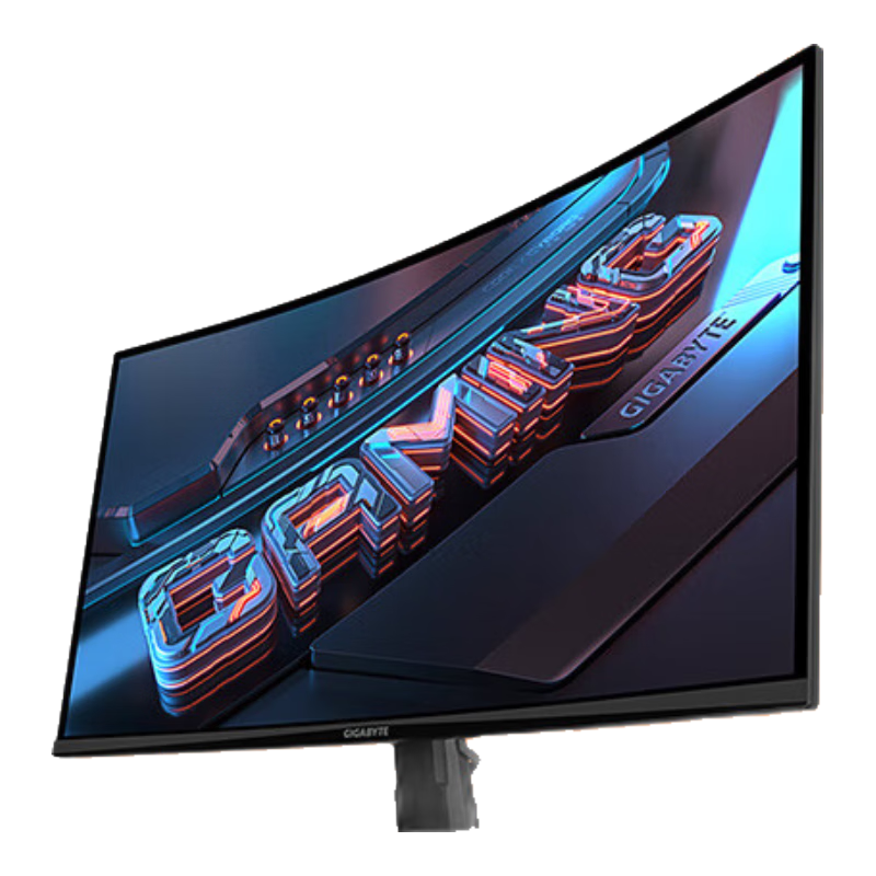 技嘉（GIGABYTE）31.5英寸 显示器2K 电脑专业电竞游戏战术高刷新1500R曲面屏幕 GS32QC 【2K/170Hz/1Ms/曲面】 