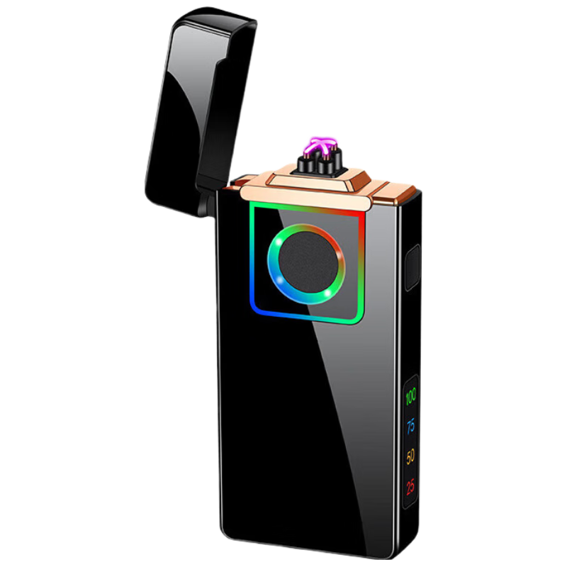 若烟（Ruoyan）真指纹充电打火机电弧高档高颜值男友老公精美礼盒