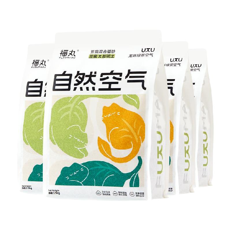 FUKUMARU 福丸 混合猫砂绿茶味 10kg