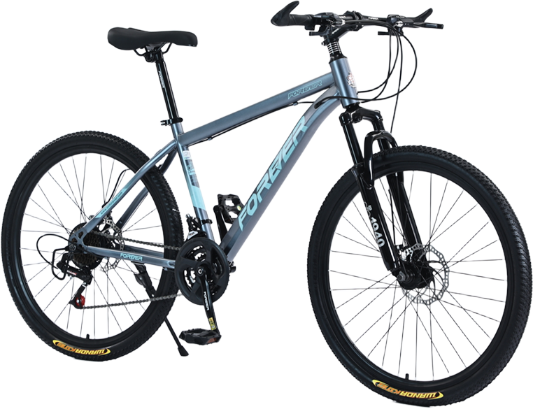 永久 山地车自行车成人男女款式减震通勤青少年可锁死变速碟刹越野