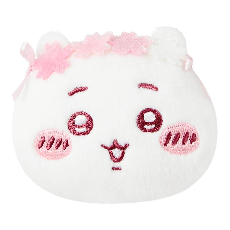 名创优品（MINISO）Chiikawa吉伊卡哇樱花季毛绒徽章玩具周边生日礼物 Chiikawa吉伊