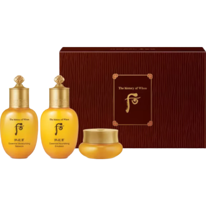 whoo后拱辰享气韵生润颜系列3件套 中小样 44ml 呵护肌肤 1号店