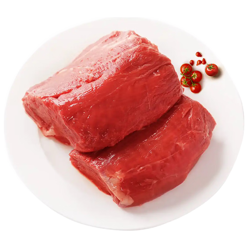 科尔沁（KERCHIN） 原切牛里脊肉500g/袋牛柳菲力原料食材内蒙国产谷饲生鲜牛肉