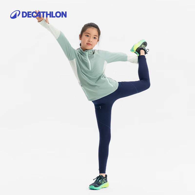  DECATHLON/迪卡侬 保暖 儿童跑步T恤